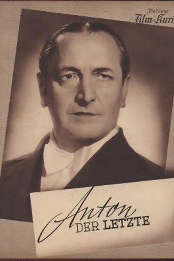 Póster de Anton, der Letzte