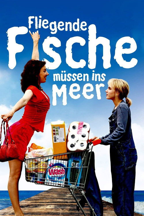 Póster de Fliegende Fische müssen ins Meer