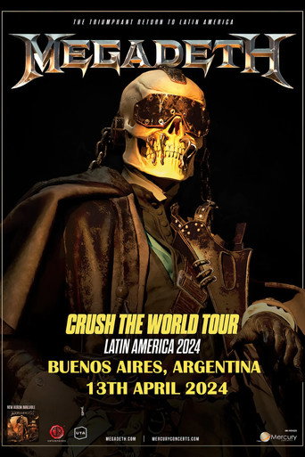 Póster de Megadeth - Crush the World: Live at Buenos Aires 2024 (Night 1)