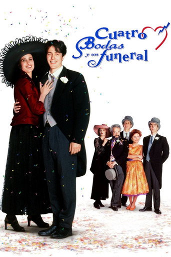 Póster de Cuatro bodas y un funeral