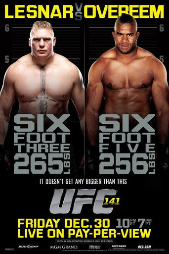 Póster de UFC 141: Lesnar vs. Overeem