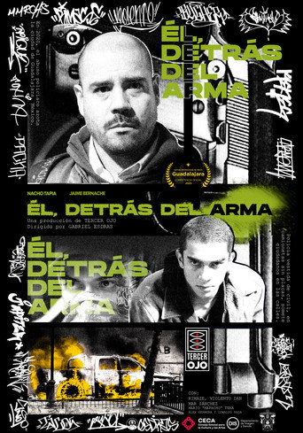 Póster de Él, detrás del arma