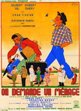 Póster de On demande un ménage
