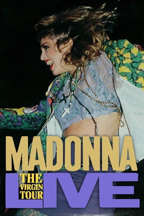 Póster de Madonna: The Virgin Tour Live