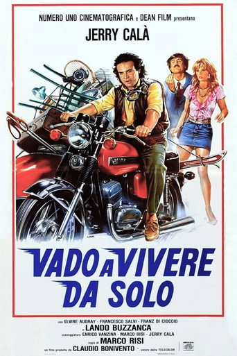 Póster de Vado a vivere da solo
