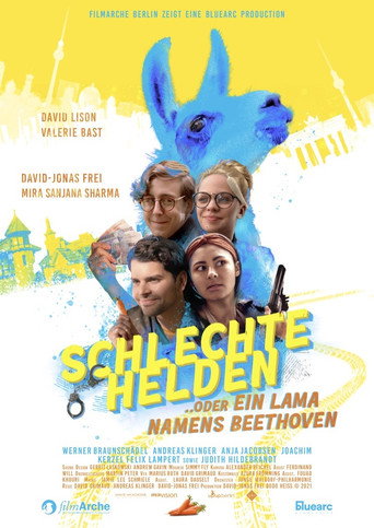 Póster de Schlechte Helden oder ein Lama namens Beethoven