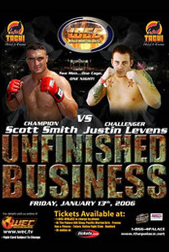 Póster de WEC 18: Unfinished Business
