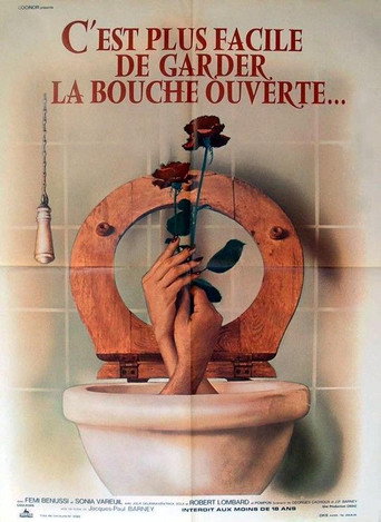 Póster de C'est plus facile de garder la bouche ouverte
