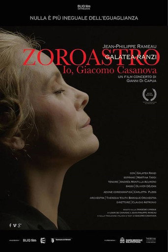 Póster de Zoroastro. Io, Giacomo Casanova.