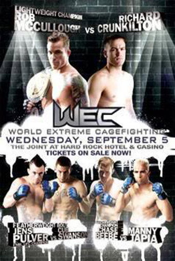 Póster de WEC 30: McCullough vs. Crunkilton