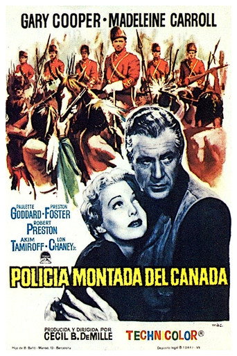 Póster de North West Mounted Police