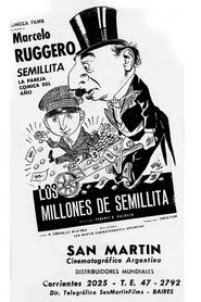Póster de Los millones de Semillita