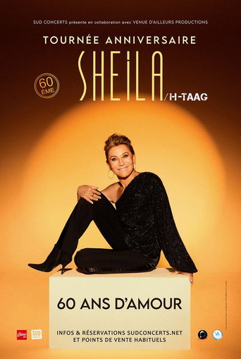 Póster de Sheila - Tournée anniversaire : 60 ans de carrière