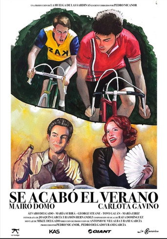 Póster de Se acabó el verano