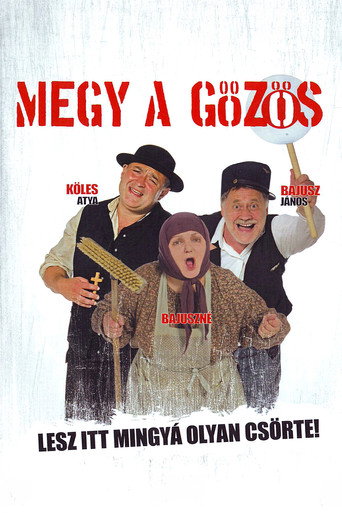Póster de Megy a gőzös