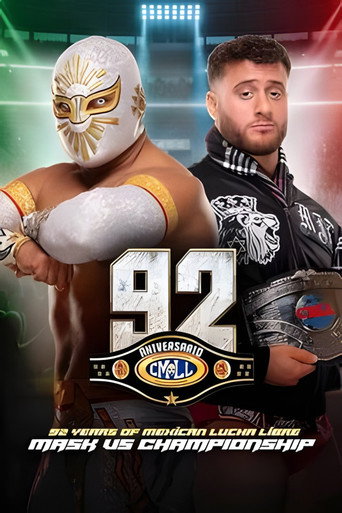 Póster de 92. Aniversario de CMLL