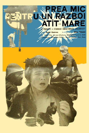 Póster de Prea mic pentru un război atât de mare