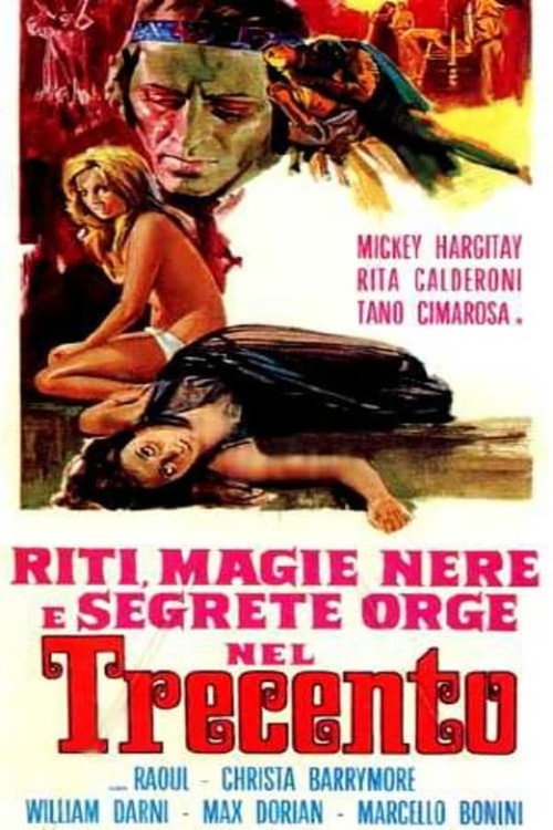 Póster de Riti, magie nere e segrete orge nel trecento...