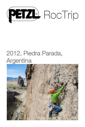 Póster de Petzl RocTrip Argentina 2012