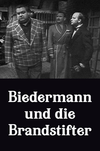Póster de Biedermann und die Brandstifter