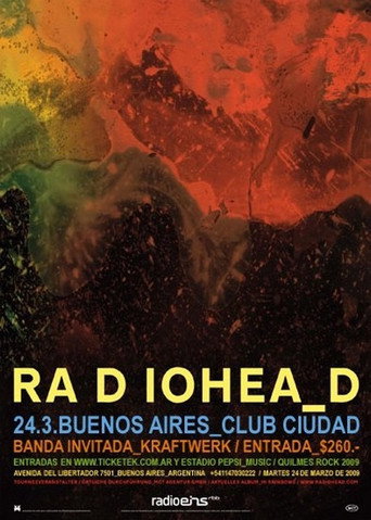 Póster de Radiohead: Buenos Aires 2009