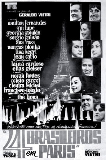 Póster de Quatro Brasileiros em Paris