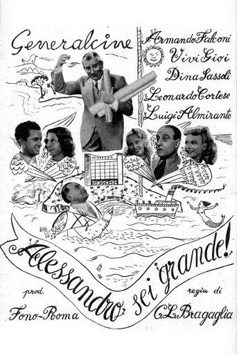 Póster de Alessandro, sei grande!