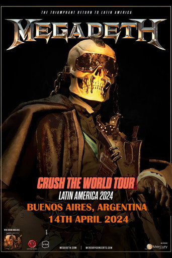 Póster de Megadeth - Crush the World: Live at Buenos Aires 2024 (Night 2)