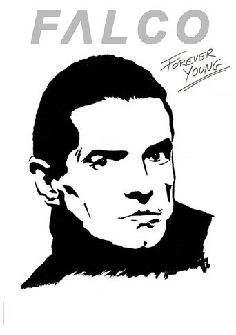 Póster de Falco - Forever Young