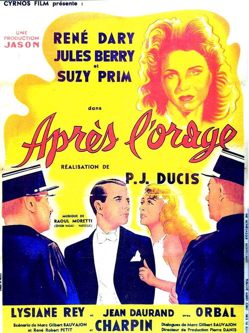 Póster de Après l'orage
