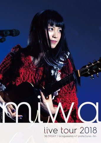 Póster de miwa live tour  "We are the light ~38/39DAY~"