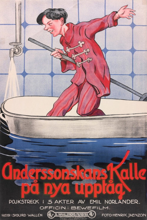 Póster de Anderssonskans Kalle på nya upptåg