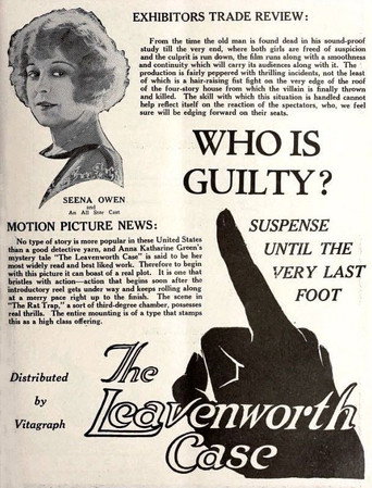 Póster de The Leavenworth Case