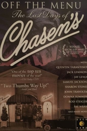 Póster de Off the Menu: The Last Days of Chasen's