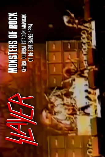 Póster de Slayer: Monsters of Rock Chile