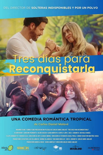 Póster de Tres días para reconquistarla
