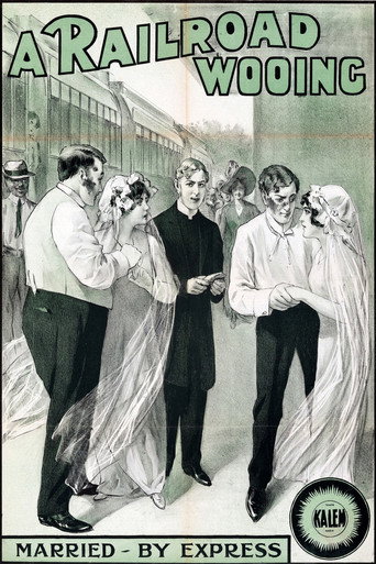 Póster de A Railroad Wooing