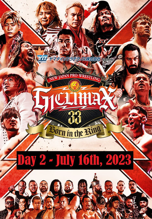 Póster de NJPW G1 Climax 33: Day 2