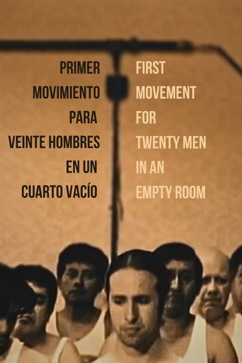 Póster de Primer movimiento para veinte hombres en un cuarto vacío