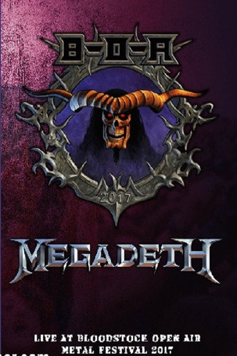 Póster de Megadeth Bloodstock 2017