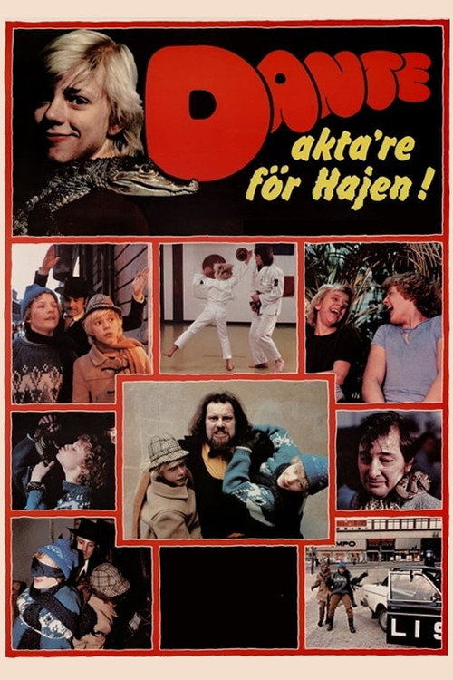 Póster de Dante - akta're för Hajen!