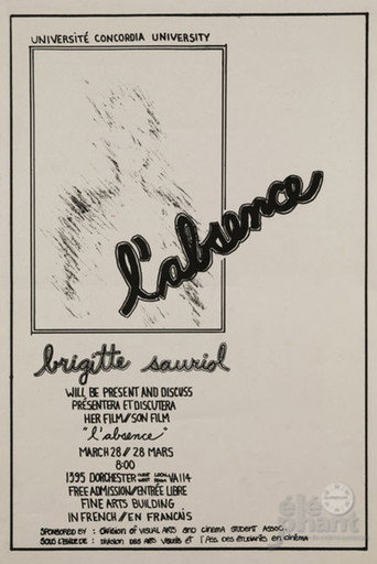Póster de L'absence