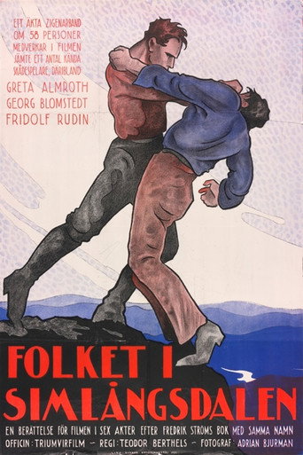 Póster de Folket i Simlångsdalen
