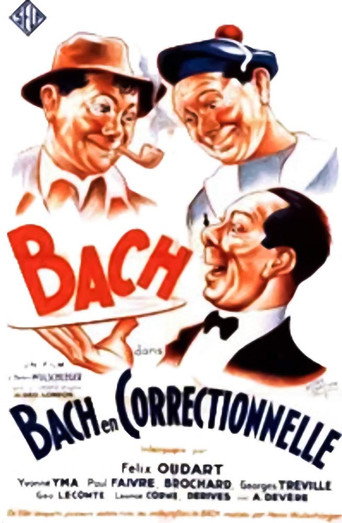 Póster de Bach en correctionnelle