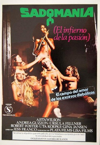 Póster de Sadomanía - El infierno de la pasión