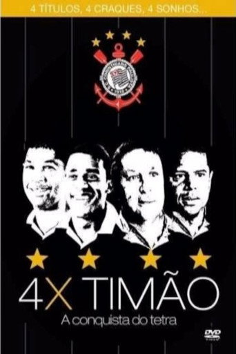 Póster de 4x Timão: A Conquista do Tetra