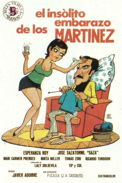 Póster de El insólito embarazo de los Martínez