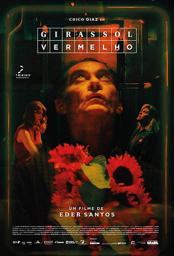 Póster de Girassol Vermelho
