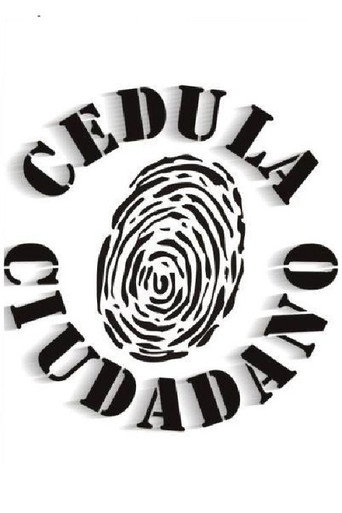 Póster de Cédula ciudadano