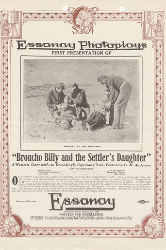 Póster de Broncho Billy and the Settler's Daughter